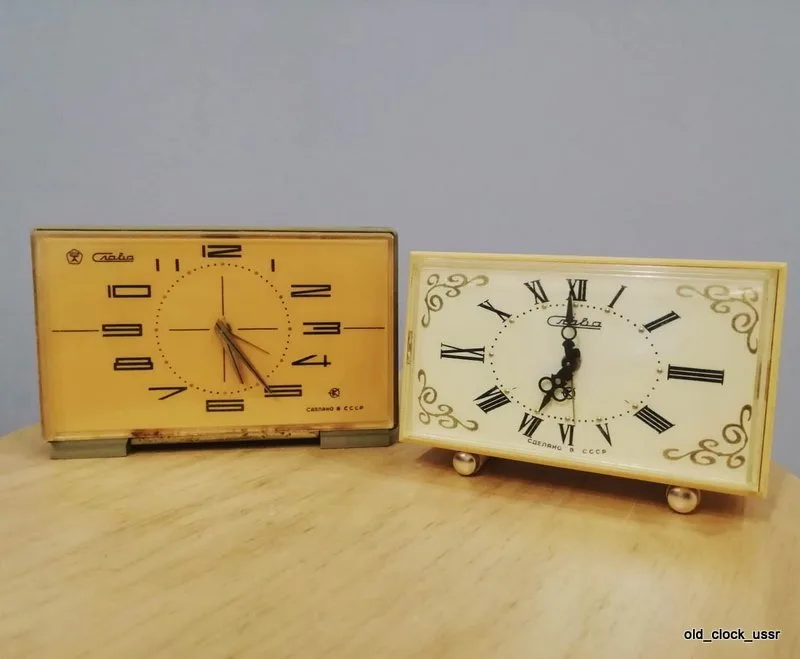 vintage clock ussr