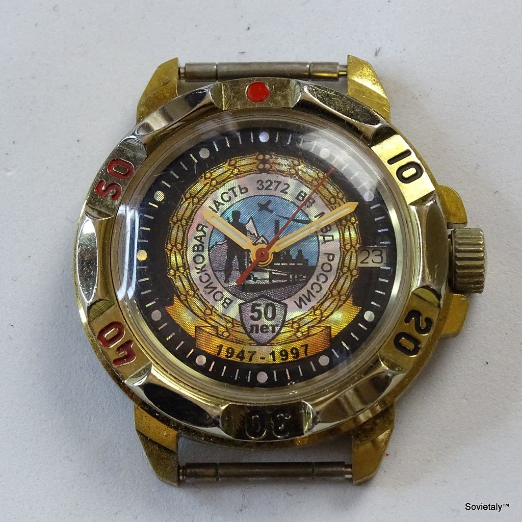 Orologio Vostok Komandirskie Unità Militare 3272 - Commemorativo delle Forze Armate Russe