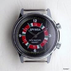 Poljot Drusba: l’orologio sovietico dell’amicizia italo-sovietica (Teti Editore, 1989) russian watch Poljot alarm Drusba