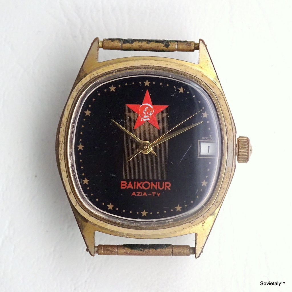 Poljot Baikonur Azia-TV Orologio Poljot - Un orologio commemorativo degli anni '90