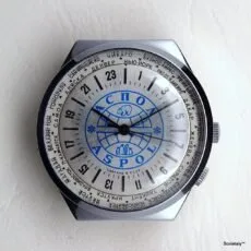 russian watch Raketa ASPOL Blue