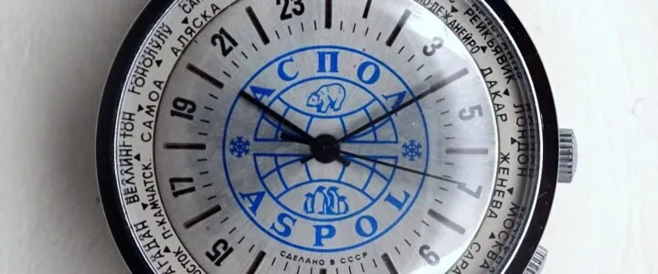 Scopri l’Esclusivo Orologio Raketa ASPOL: Un Pezzo di Storia Polare russian watch Raketa ASPOL Blue