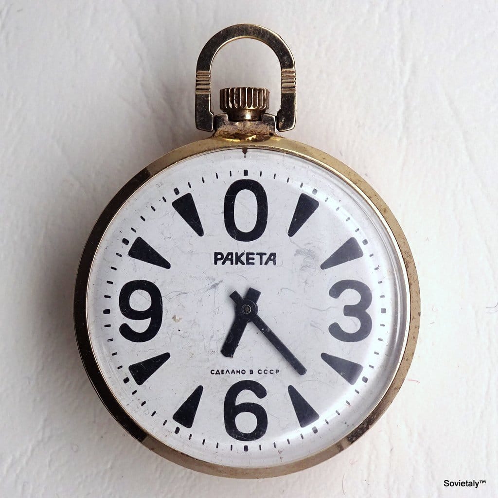 soviet watch Raketa Big Zero Pocket