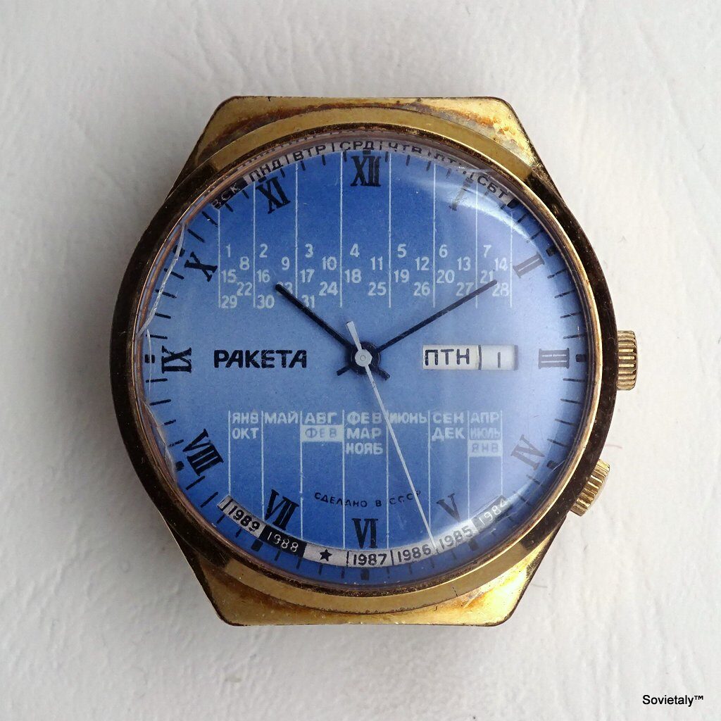 russian watch Raketa Perpetual Calendar