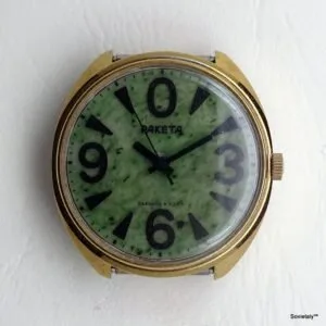 soviet watch Raketa Big Zero Nephrite