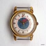 soviet watch Sputnik gilded case