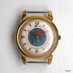 soviet watch Sputnik gilded case