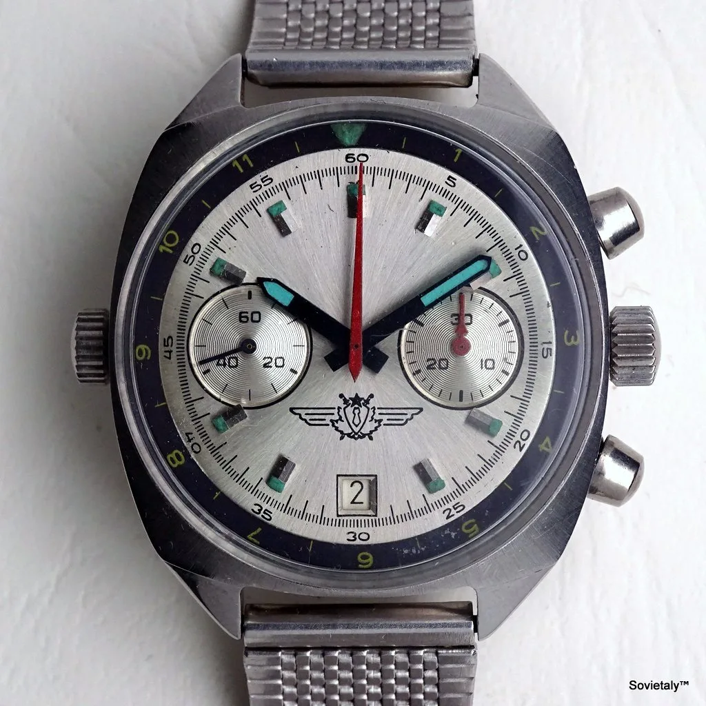 sovien chronograph watch Sturmanskie Air Force