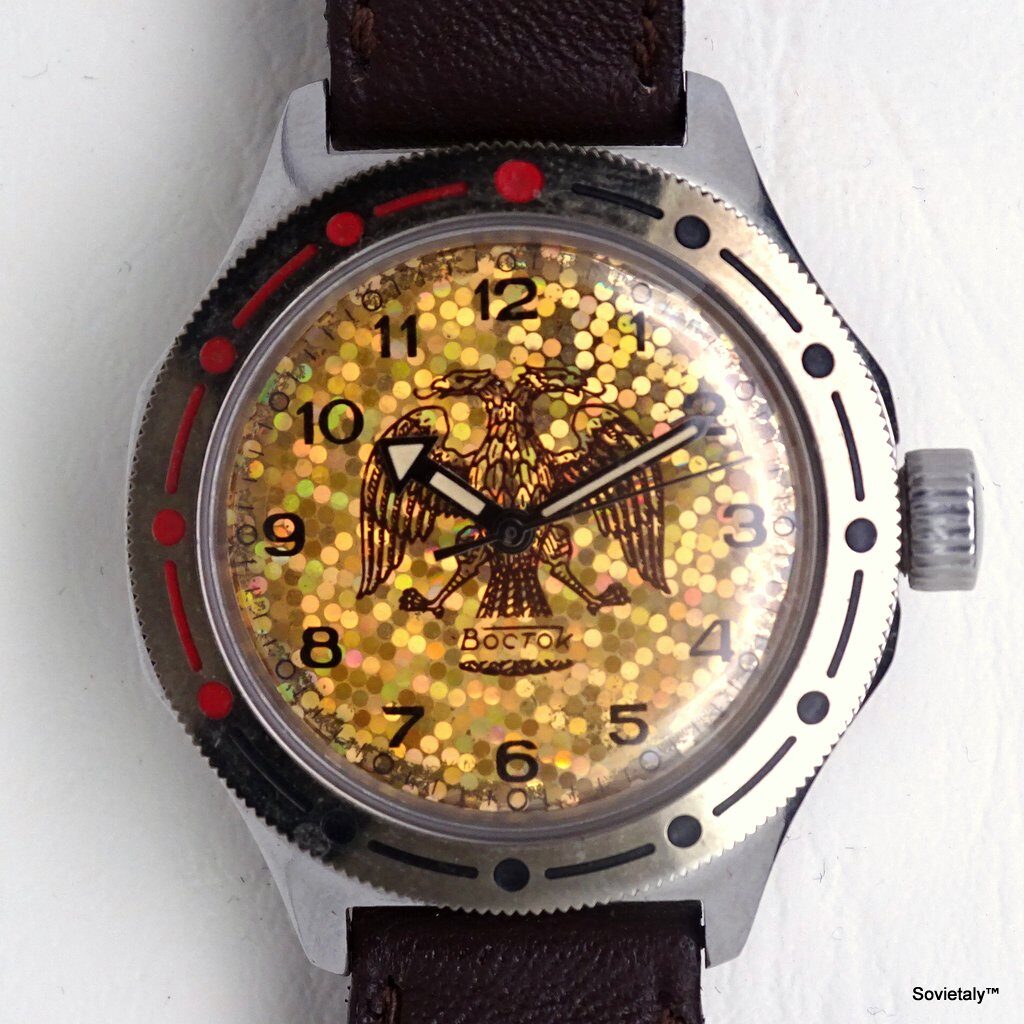 russian watch Vostok Aphibia Double-headed eagle