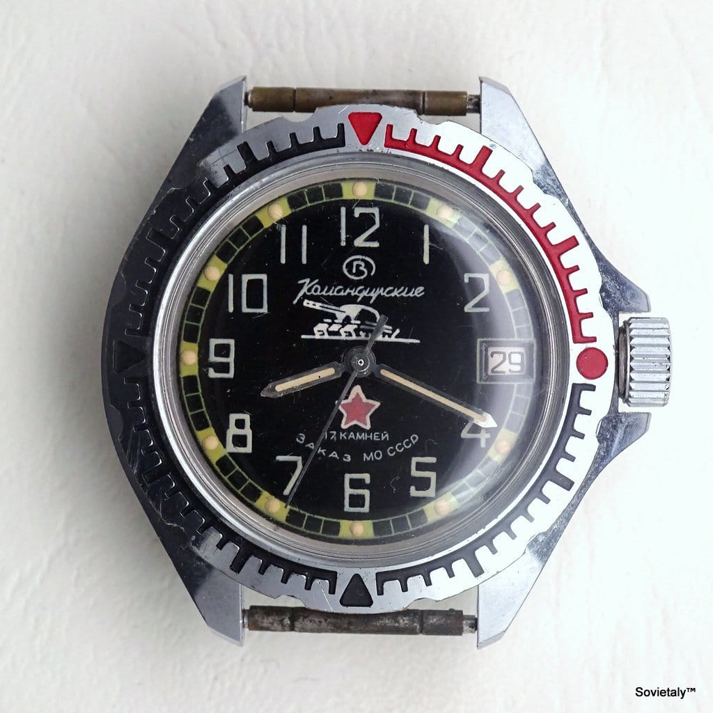 russian watch Vostok Komandirskie Tank