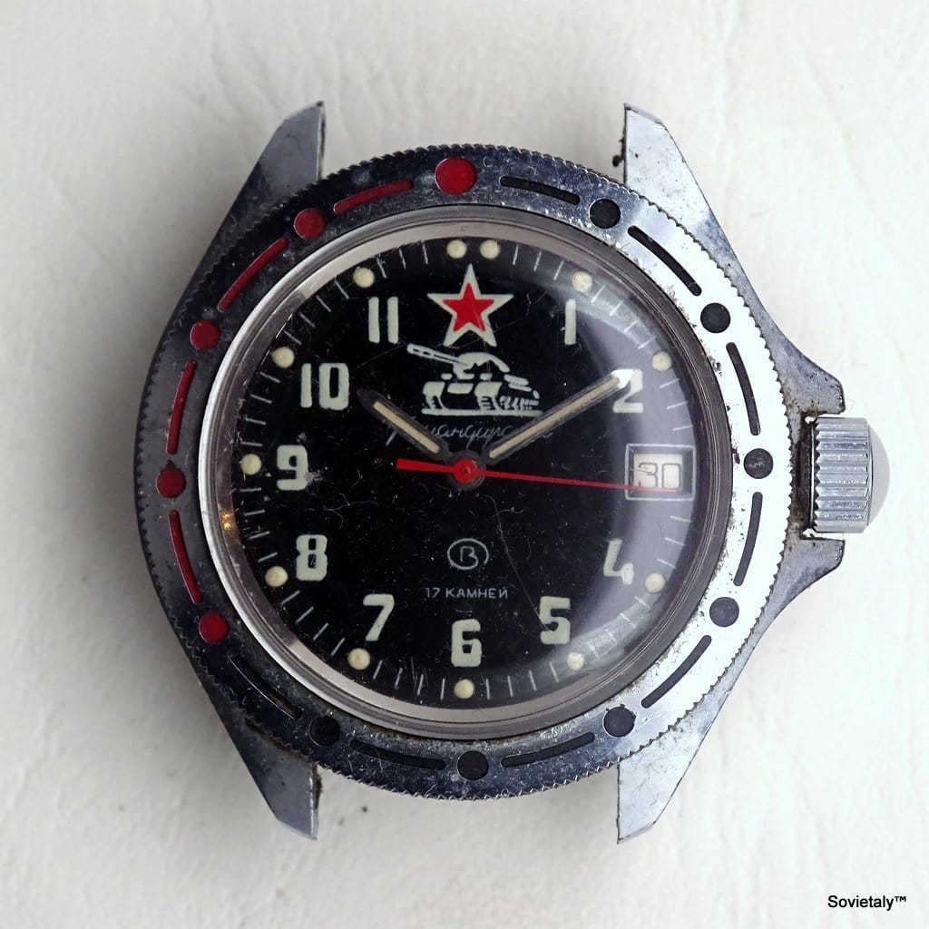 soviet watch Vostok Komandirskie Tank