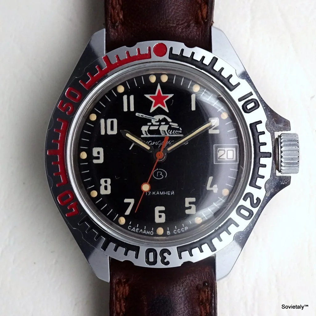 soviet watch Vostok Komandirskie Tank