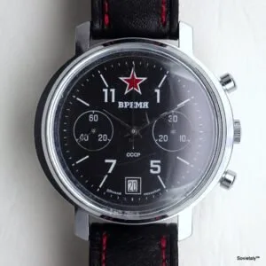 swiss watch Vremia Chrono black