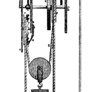 Schema del primo orologio a pendolo di Christiaan Huygens – diagram of Christiaan Huygens’ first pendulum clock