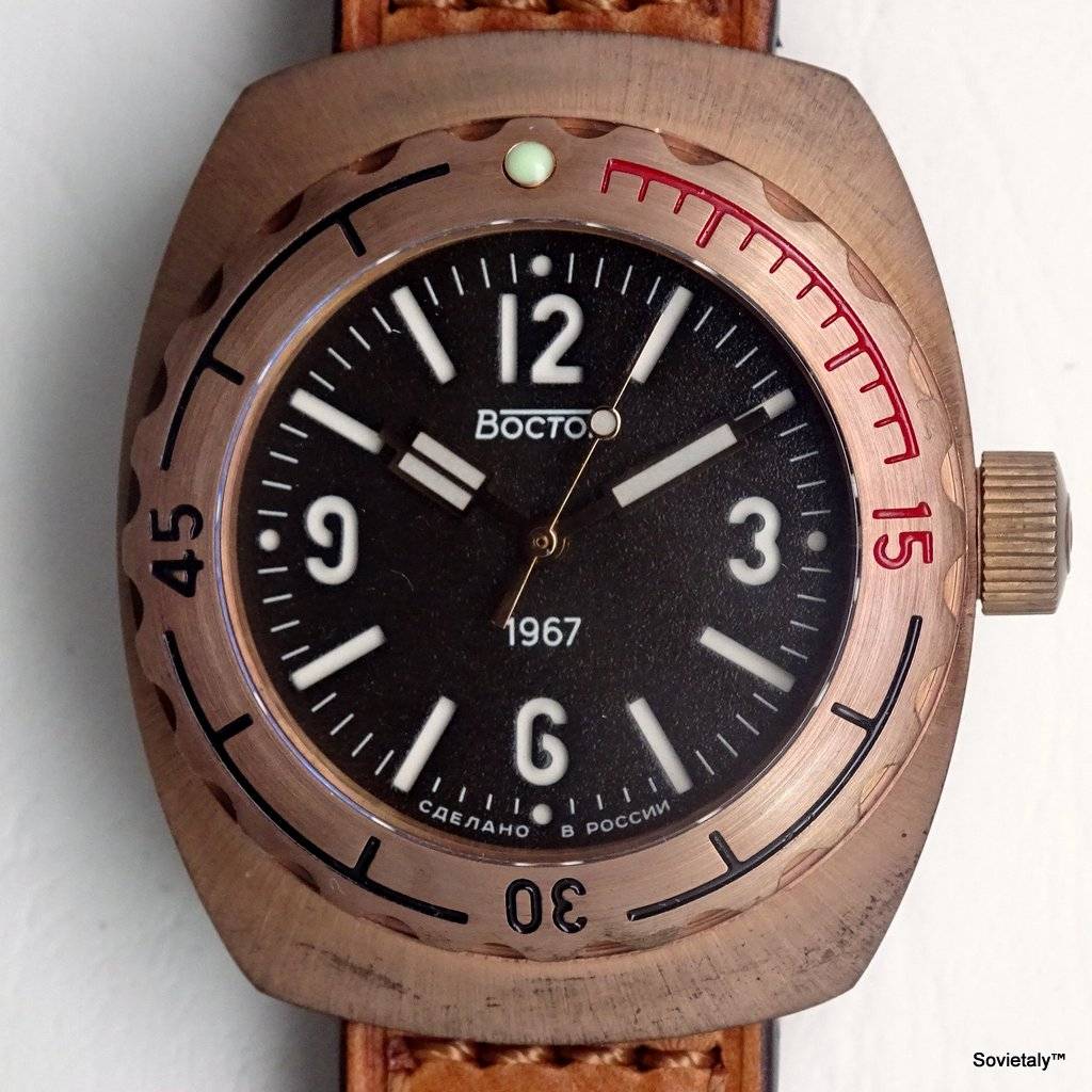 russian watch Vostok Amphibia SE Bronze 1967